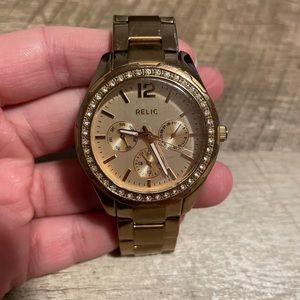 Rose Gold Relic Watch